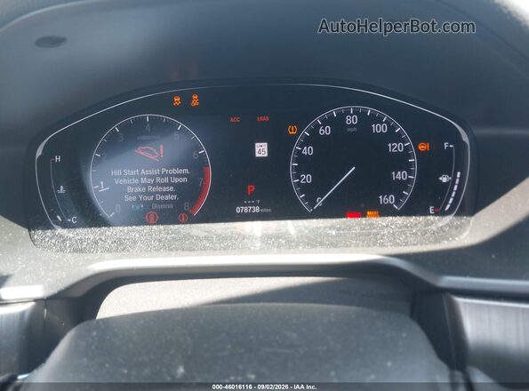 1HGCV1F19KA017415 2019 HONDA ACCORD White Հետևի նստատեղերի տեսք