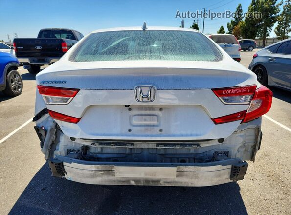 1HGCV1F19KA089120 2019 HONDA ACCORD White Widok z tyłu