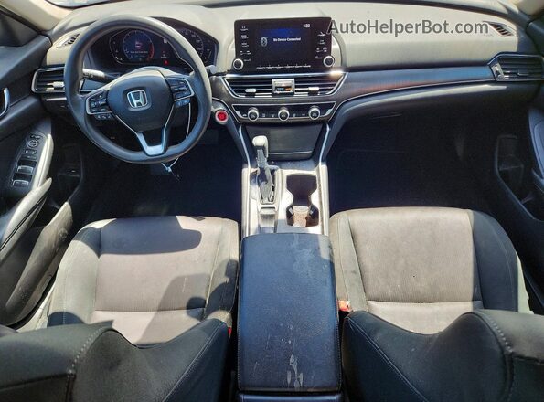 1HGCV1F19KA089120 2019 HONDA ACCORD White Widok deski rozdzielczej