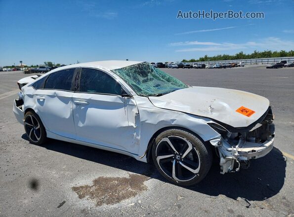 1HGCV1F19KA152846 2019 HONDA ACCORD White წინა მარჯვენა