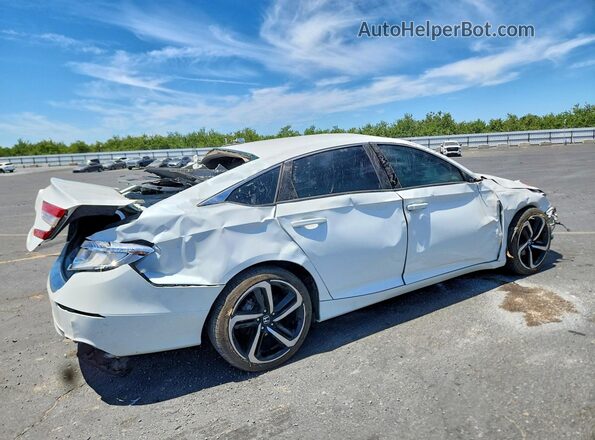 1HGCV1F19KA152846 2019 HONDA ACCORD White უკანა მარჯვენა
