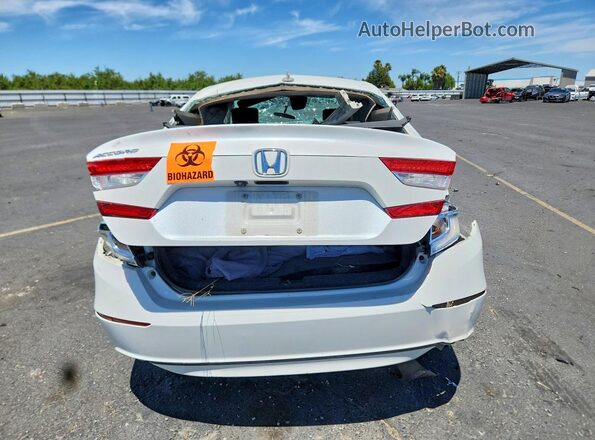 1HGCV1F19KA152846 2019 HONDA ACCORD White უკანა ხედი
