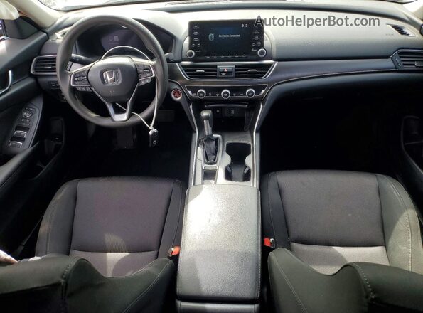 1HGCV1F19KA175303 2019 HONDA ACCORD Черный Вид панели приборов