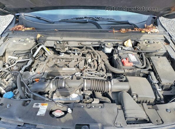 1HGCV1F19KA175303 2019 HONDA ACCORD Черный Вид задней части салона