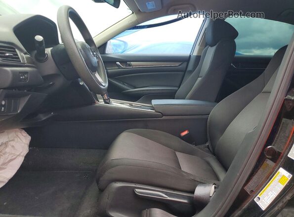 1HGCV1F19NA023171 2022 HONDA ACCORD Black Вид салону спереду