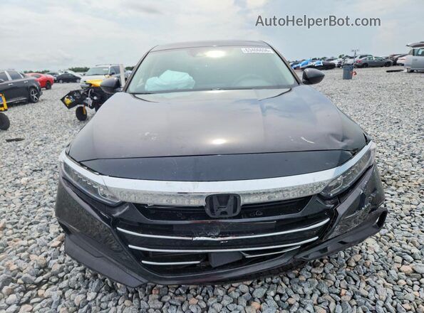 1HGCV1F19NA023171 2022 HONDA ACCORD Black Вид спереду