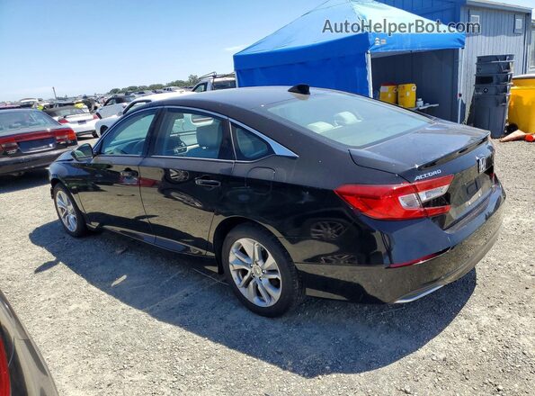 1HGCV1F1XJA095782 2018 HONDA ACCORD Black უკანა მარცხენა