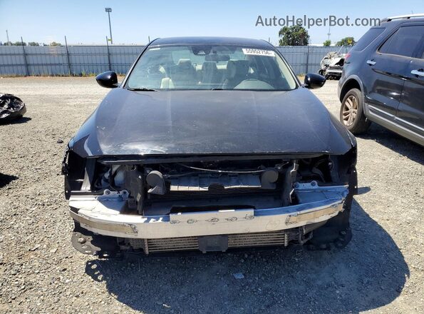 1HGCV1F1XJA095782 2018 HONDA ACCORD Black წინა ხედი