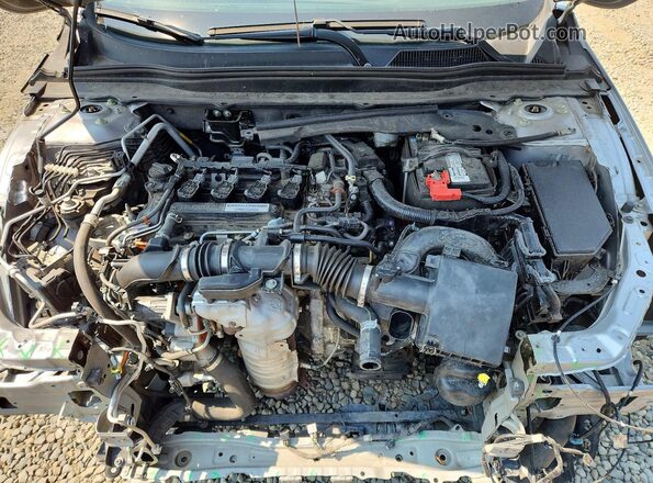 1HGCV1F1XKA017343 2019 HONDA ACCORD Silver Widok wnętrza z tyłu