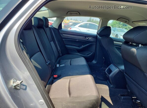 1HGCV1F1XKA017343 2019 HONDA ACCORD Silver Widok tylnych siedzeń