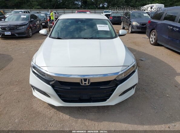 1HGCV1F1XKA075338 2019 HONDA ACCORD White ხელსაწყოთა პანელის ხედი
