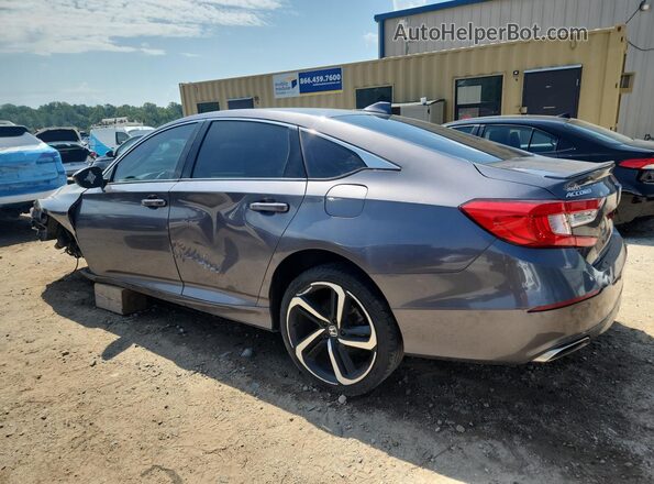 1HGCV1F30JA179482 2018 HONDA ACCORD Серый 