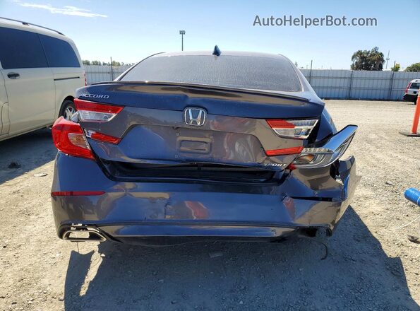 1HGCV1F30LA021193 2020 HONDA ACCORD Gray Rear view