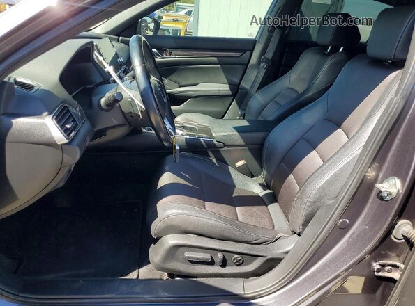 1HGCV1F30LA021193 2020 HONDA ACCORD Gray Front interior view