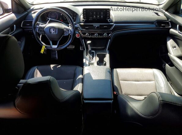 1HGCV1F30LA021193 2020 HONDA ACCORD Gray Dashboard view