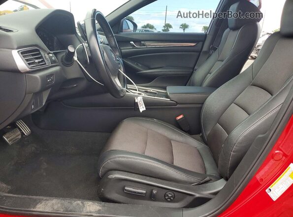 1HGCV1F30LA120872 2020 HONDA ACCORD Red Vista interior delantera