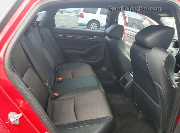 1HGCV1F30LA120872 2020 HONDA ACCORD Red Vista de los asientos traseros