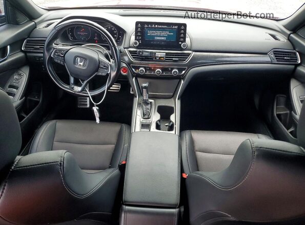 1HGCV1F30LA120872 2020 HONDA ACCORD Red Vista del salpicadero