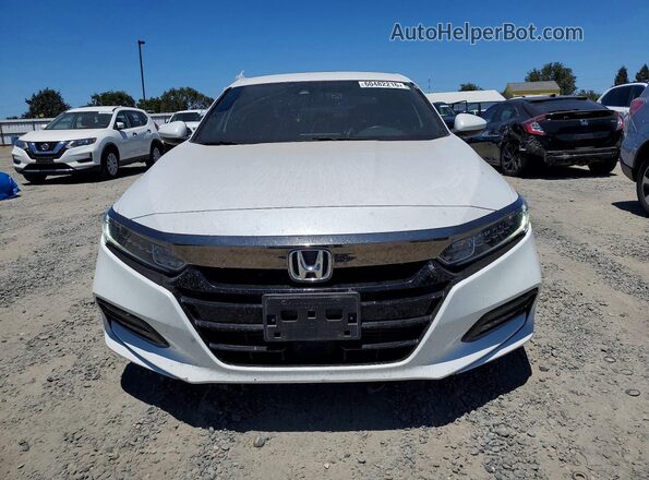 1HGCV1F30LA126476 2020 HONDA ACCORD White წინა ხედი