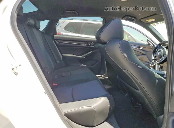 1HGCV1F30LA126476 2020 HONDA ACCORD White უკანა სავარძლების ხედი