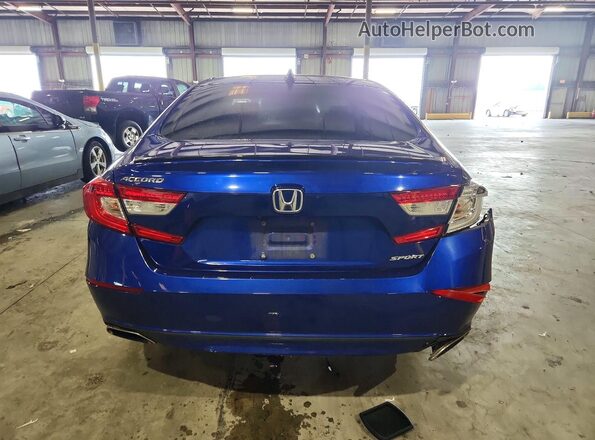 1HGCV1F30NA020290 2022 HONDA ACCORD Синий Вид сзади