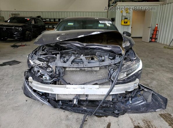 1HGCV1F31JA122143 2018 HONDA ACCORD Gray Front view