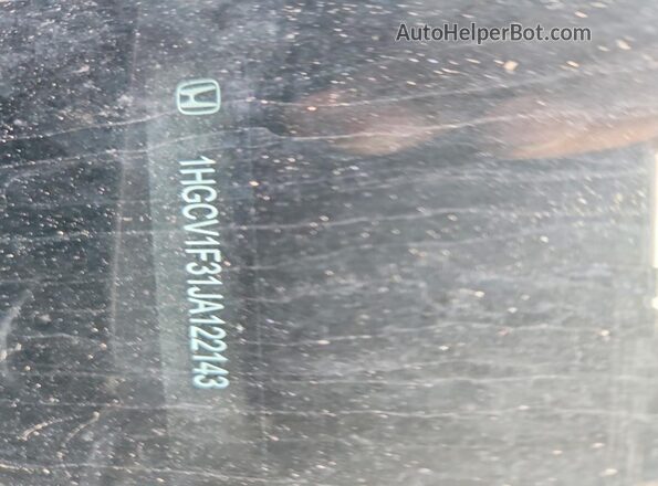 1HGCV1F31JA122143 2018 HONDA ACCORD Gray Engine compartment view