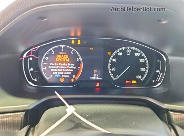 1HGCV1F31KA081644 2019 HONDA ACCORD Белый Вид щитка приборов