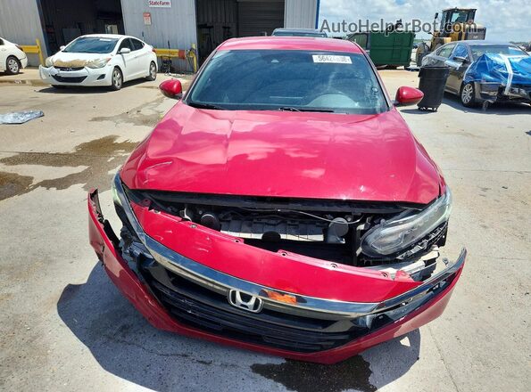 1HGCV1F31KA119812 2019 HONDA ACCORD Red Вид спереду