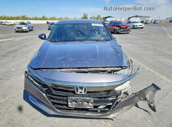 1HGCV1F31KA162840 2019 HONDA ACCORD Gray Vista frontal