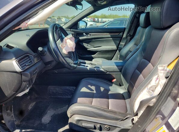 1HGCV1F31KA162840 2019 HONDA ACCORD Gray Vista interior delantera