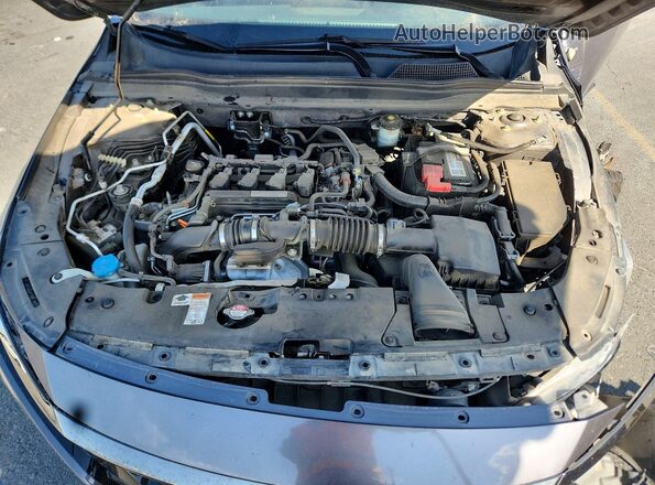 1HGCV1F31KA162840 2019 HONDA ACCORD Gray Vista interior trasera