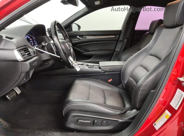 1HGCV1F31LA021431 2020 HONDA ACCORD Red Vista interior delantera