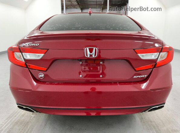 1HGCV1F31LA021431 2020 HONDA ACCORD Red Vista trasera