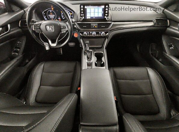 1HGCV1F31LA021431 2020 HONDA ACCORD Red Vista del salpicadero