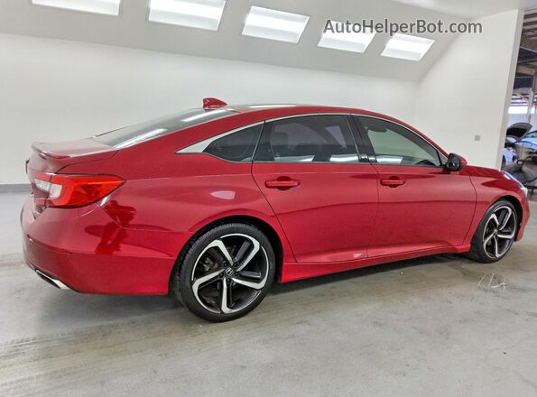 1HGCV1F31LA021431 2020 HONDA ACCORD Red Trasero derecho