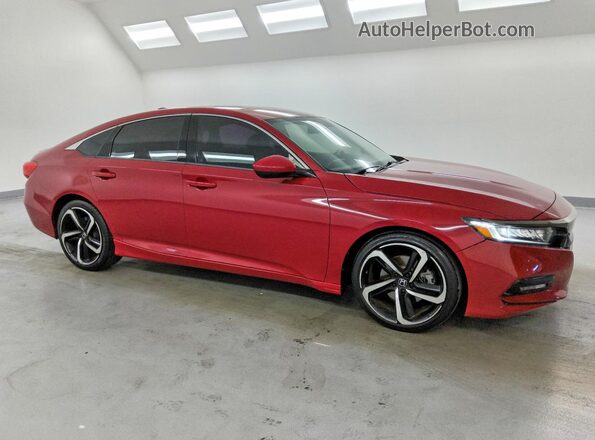 1HGCV1F31LA021431 2020 HONDA ACCORD Red Delantero derecho