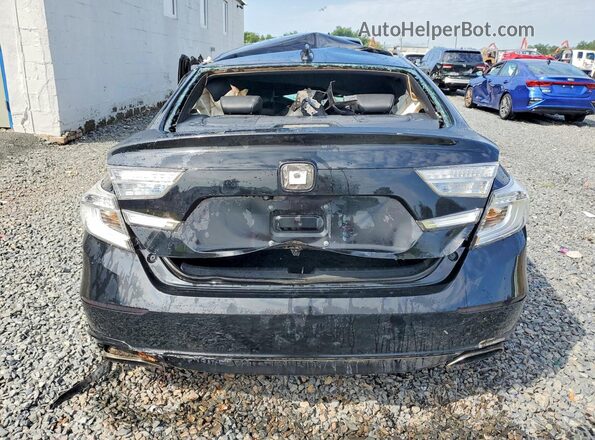 1HGCV1F31LA123036 2020 HONDA ACCORD Black Հետևի տեսք
