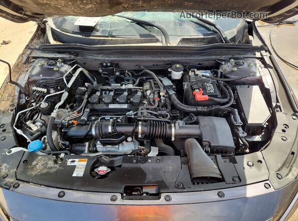 1HGCV1F31LA138409 2020 HONDA ACCORD Charcoal Widok wnętrza z tyłu