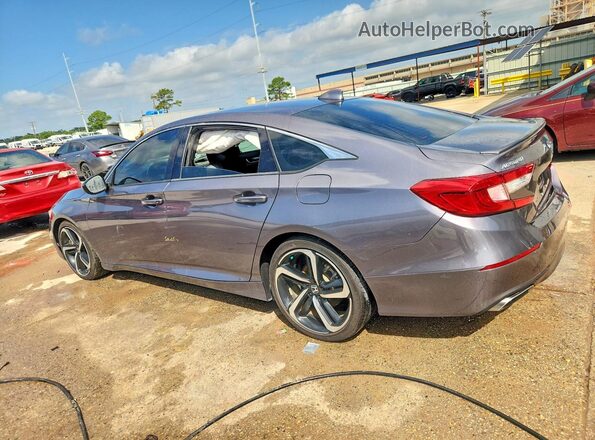1HGCV1F31LA138409 2020 HONDA ACCORD Charcoal Tył lewy