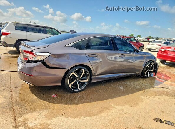 1HGCV1F31LA138409 2020 HONDA ACCORD Charcoal Tył prawy
