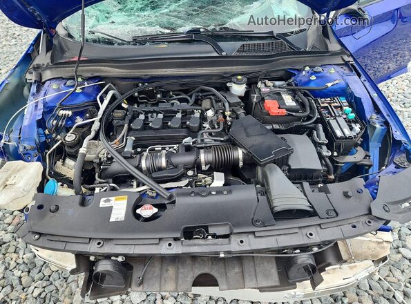 1HGCV1F31NA026230 2022 HONDA ACCORD Blue Rear interior view