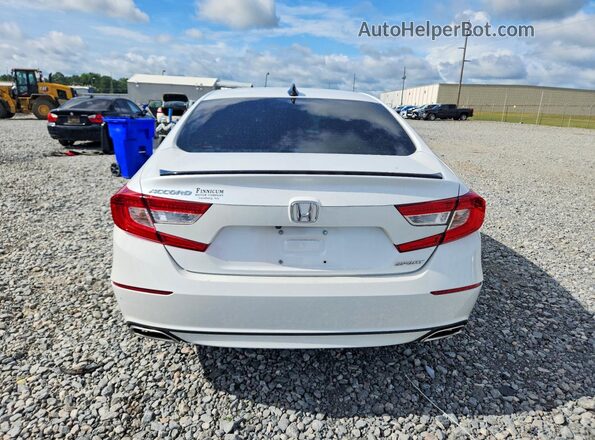 1HGCV1F31NA028947 2022 HONDA ACCORD White Widok z tyłu