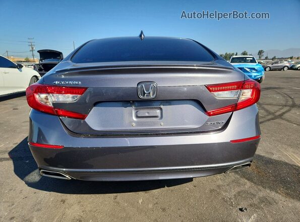 1HGCV1F32JA126931 2018 HONDA ACCORD Charcoal Widok z tyłu