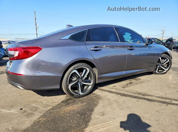 1HGCV1F32JA126931 2018 HONDA ACCORD Charcoal Tył prawy