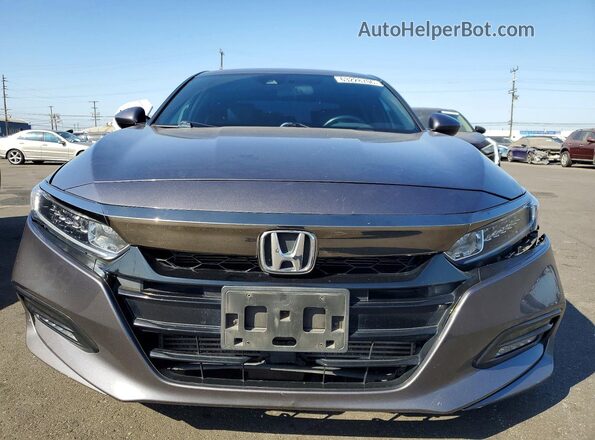 1HGCV1F32JA126931 2018 HONDA ACCORD Charcoal Widok z przodu