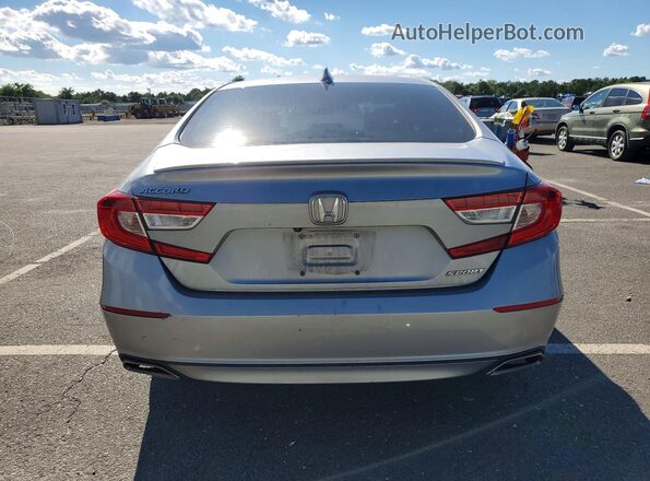 1HGCV1F32KA027267 2019 HONDA ACCORD Silver უკანა ხედი