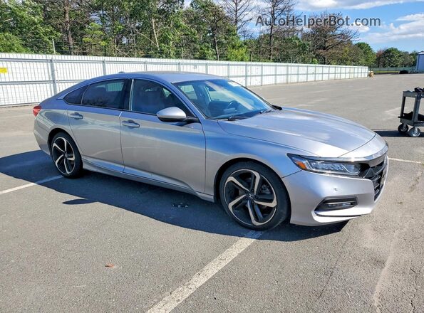 1HGCV1F32KA027267 2019 HONDA ACCORD Silver წინა მარჯვენა