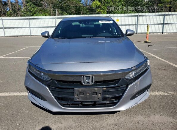 1HGCV1F32KA027267 2019 HONDA ACCORD Silver წინა ხედი