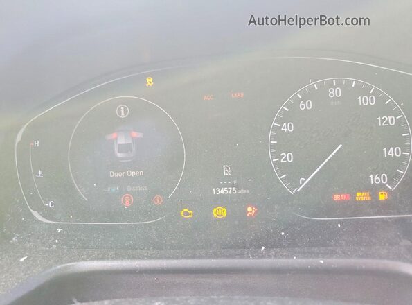 1HGCV1F32KA027267 2019 HONDA ACCORD Silver ხელსაწყოთა პანელის ხედი